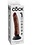 PIPEDREAM PRODUCTS KING COCK 7" VIBRATING COCK BROWN