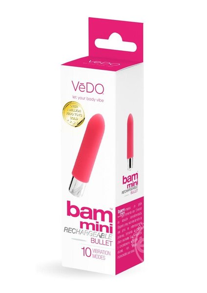 VEDO TOYS VEDO BAM MINI RECHARGEABLE SILICONE BULLET
