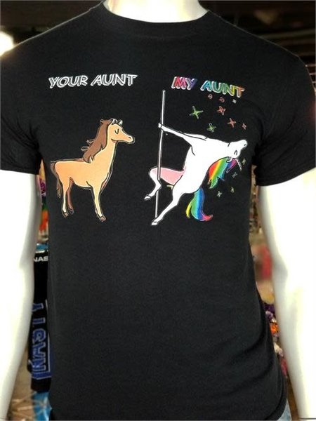 YOUR AUNT/MY AUNT YOUTH SIZE