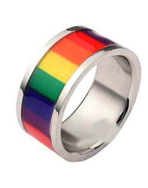 RAINBOW STAINLESS STEEL FILM RAINBOW RING