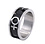 CARBON FIBER FEMALE/VENUS STAINLESS RING