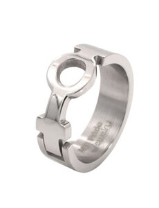 LEG AVENUE STAINLESS CUT OUT FEMALE SYMBOL RING