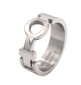 LEG AVENUE STAINLESS CUT OUT FEMALE SYMBOL RING