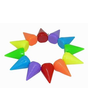 RAINBOW RAINBOW STUDS/SPIKES BRACELET