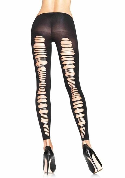 LEG AVENUE OPAQUE FOOTLESS TIGHTS O/S