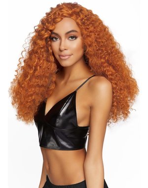 LEG AVENUE LEG AVENUE 29" LONG CURLY WIG GINGER