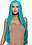 LEG AVENUE 33" LONG STRAIGHT WIG TURQUOISE