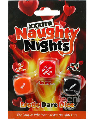CREATIVE CONCEPTS XXXTRA NAUGHTY NIGHTS EROTIC DICE