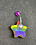 GLASS STAR BELLY BUTTON RING