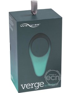 WE-VIBE WE-VIBE VERGE SLATE RECHARGEABLE SILICONE VIBRATING PERINEUM COCK RING