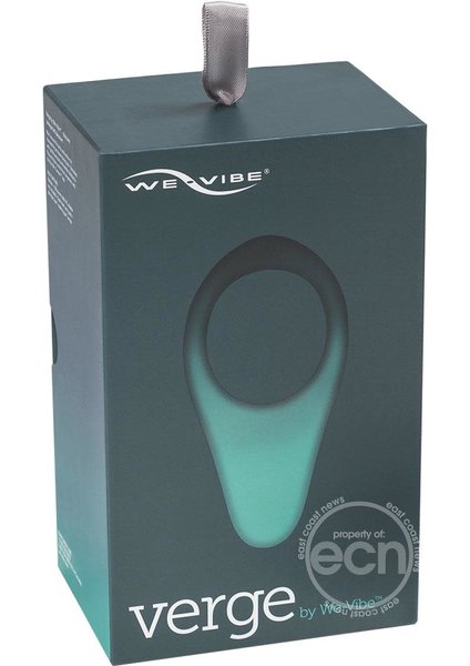 WE-VIBE WE-VIBE VERGE SLATE RECHARGEABLE SILICONE VIBRATING PERINEUM COCK RING