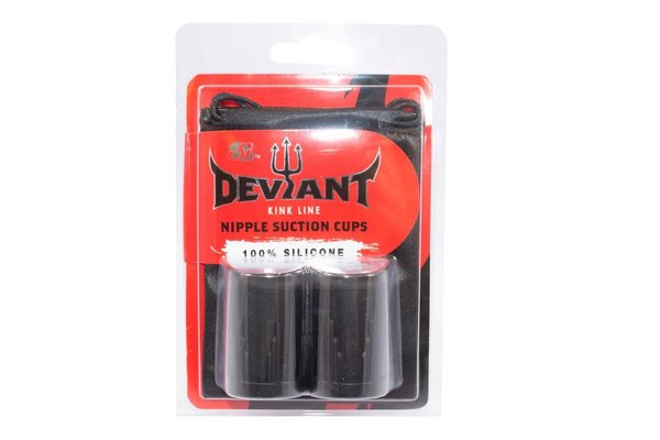 IGNITE NIPPLE SUCTION CUPS SILICONE BLACK