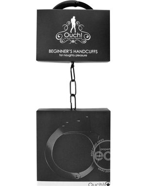 SHOTS AMERICA OUCH! BEGINNERS BLACK HANDCUFFS