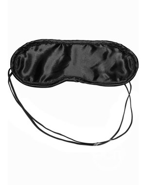SPORTSHEETS SEX & MISCHIEF SATIN BLINDFOLD BLACK