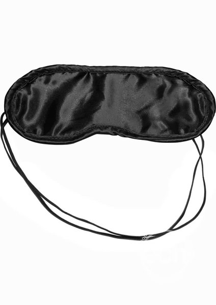 SPORTSHEETS SEX & MISCHIEF SATIN BLINDFOLD BLACK