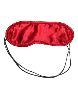SPORTSHEETS SEX & MISCHIEF SATIN BLINDFOLD RED