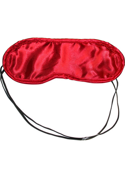 SPORTSHEETS SEX & MISCHIEF SATIN BLINDFOLD RED