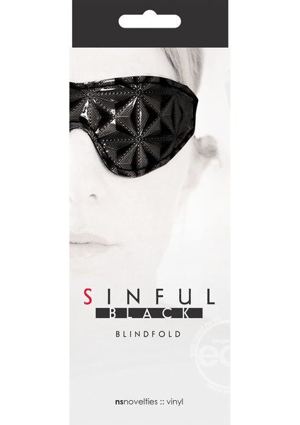 NS Novelties SINFUL BLINDFOLD BLACK