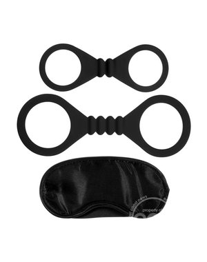 ABS ME YOU US BOUND TO PLEASE WRIST & ANKLE CUFFS KINX