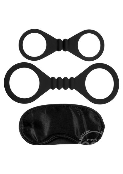 ABS ME YOU US BOUND TO PLEASE WRIST & ANKLE CUFFS KINX