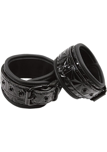 SINFUL SINFUL ANKLE CUFFS BLACK