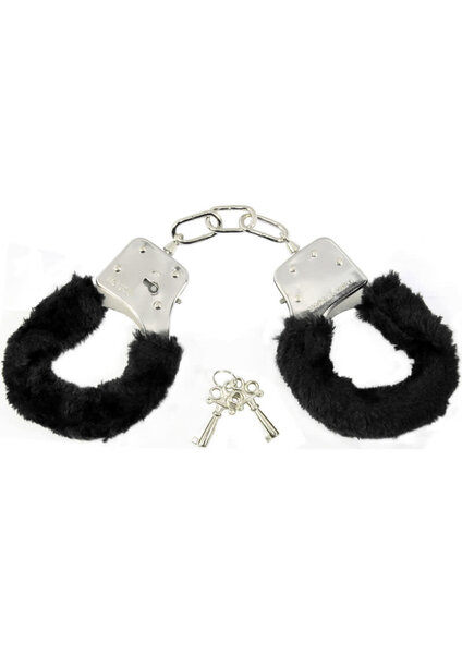 FETISH FANTASY SEX & MISCHIEF BLACK FURRY HANDCUFFS