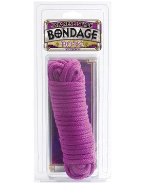 Doc Johnson JAPANESE STYLE BONDAGE ROPE PURPLE 32'