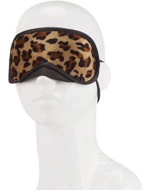 LUX FETISH LUX FETISH PEEK A BOO LOVE MASK LEOPARD