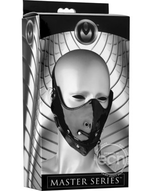 XR Brands MASTER SERIES LEKTOR ZIPPER MOUTH MUZZLE