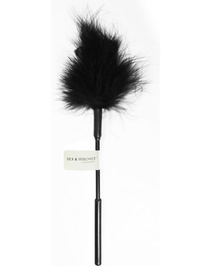 SPORTSHEETS SEX & MISCHIEF FEATHER TICKLER BLACK