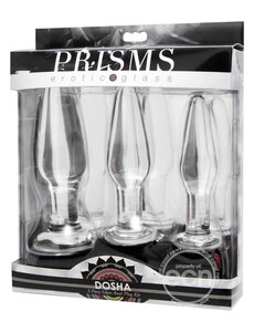PRISMS PRISMS DOSHA 3PC GLASS PLUG KIT