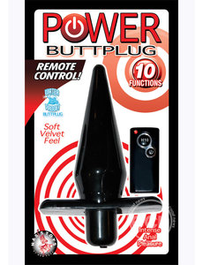 NASSTOYS POWER BUTT PLUG W/ REMOTE