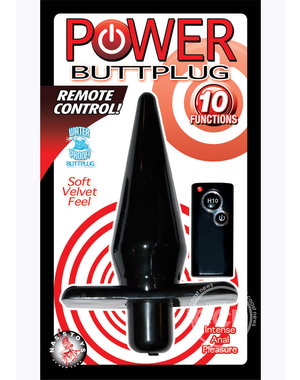 NASSTOYS POWER BUTT PLUG W/ REMOTE