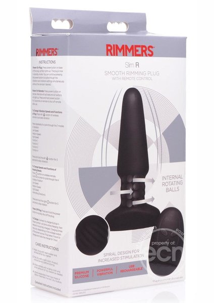 XR Brands RIMMERS SLIM R SMOOTH W/REMOTE