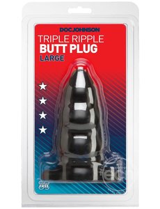 Doc Johnson TRIPLE RIPPLE LARGE BLACK