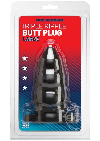 Doc Johnson TRIPLE RIPPLE LARGE BLACK