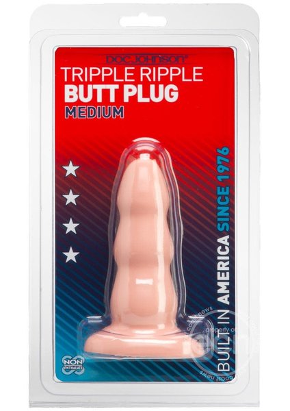 Doc Johnson TRIPLE RIPPLE MEDIUM WHITE