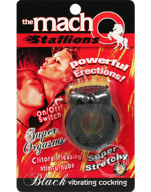 Macho MACHO STALLIONS VIBRATING BLACK