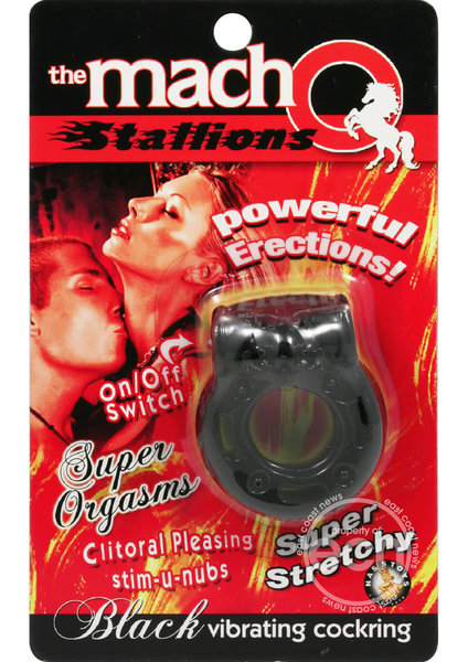 Macho MACHO STALLIONS VIBRATING BLACK