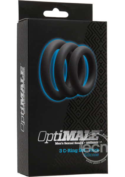 Doc Johnson OPTIMALE 3 THICK SET SLATE