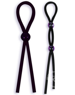 Doc Johnson SILICONE COCK TIE & C/B TIE BLK