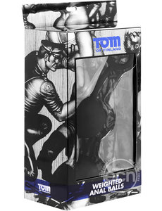 Tom of Finland TOM OF FINLAND  WEIGHTED ANAL BALLS 2.25"
