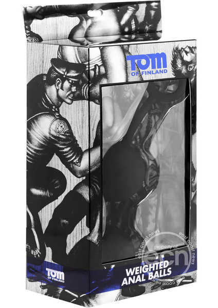 Tom of Finland TOM OF FINLAND  WEIGHTED ANAL BALLS 2.25"