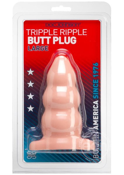 Doc Johnson TRIPLE RIPPLE LARGE WHITE