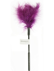 SPORTSHEETS SEX & MISCHIEF FEATHER TICKLER PURPLE