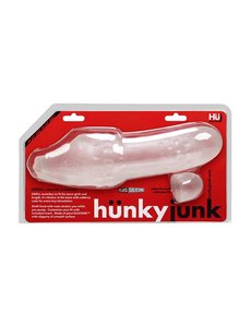 HUNKY JUNK HUNKYJUNK SWELL ADJUST FIT COCKSHEATH SILICONE BLEND EXTENDER SLEEVE