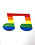 RAINBOW MUSIC NOTE (LARGE)