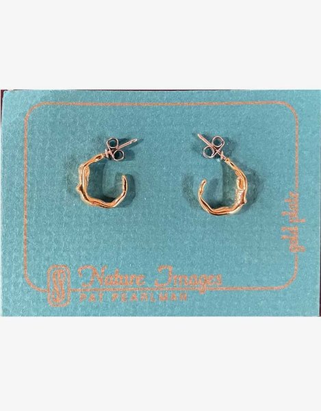 PAT PEARLMAN FEMALE FIGURE HOOP EARRINGS