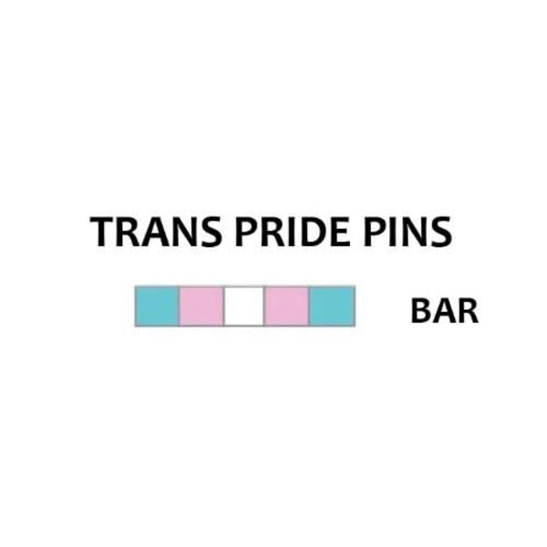 RAINBOW TRANSGENDER BAR LAPEL PIN