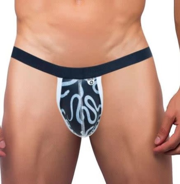 MOB EROTICWEAR MOB EROTICWEAR MBL94 THONG MEDUSA PRINT